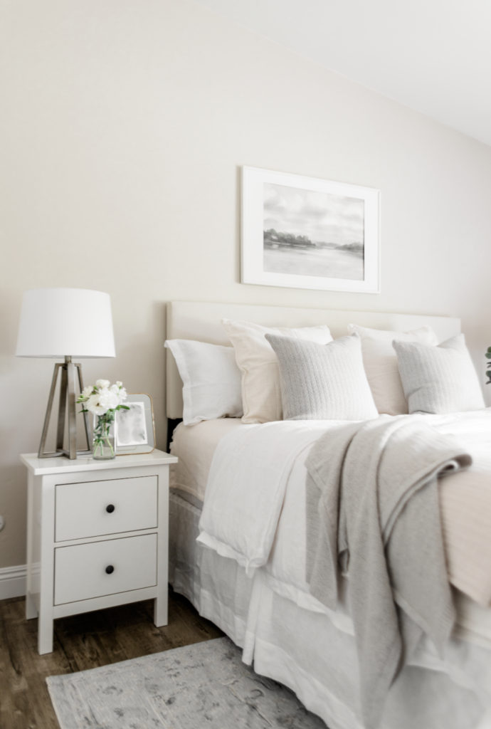 Budget Friendly Bedroom Makeover - Halfway Wholeistic; Click to see this budget friendly bedroom makeover on Halfway Wholeistic! My sister-in-law mentioned she hadn’t updated bedding in the master bedroom since she got married. Often the master bedroom is left. Bedroom inspirations master romantic. Bedroom decor ideas for couples romantic. Bedroom design ideas for couples master suite layout. Master bedroom ideas on a budget diy how to decorate. Master bedroom design color schemes. Master bedroom ideas for couples cozy.