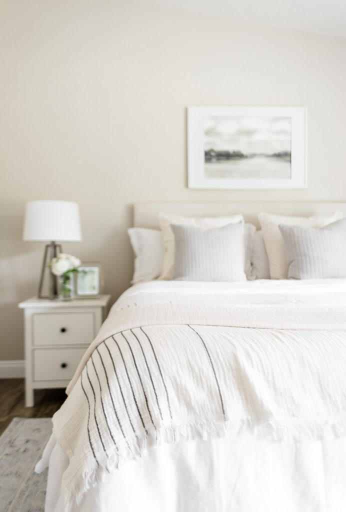 Budget Friendly Bedroom Makeover - Halfway Wholeistic; Click to see this budget friendly bedroom makeover on Halfway Wholeistic! My sister-in-law mentioned she hadn’t updated bedding in the master bedroom since she got married. Often the master bedroom is left. Bedroom inspirations master romantic. Bedroom decor ideas for couples romantic. Bedroom design ideas for couples master suite layout. Master bedroom ideas on a budget diy how to decorate. Master bedroom design color schemes. Master bedroom ideas for couples cozy.