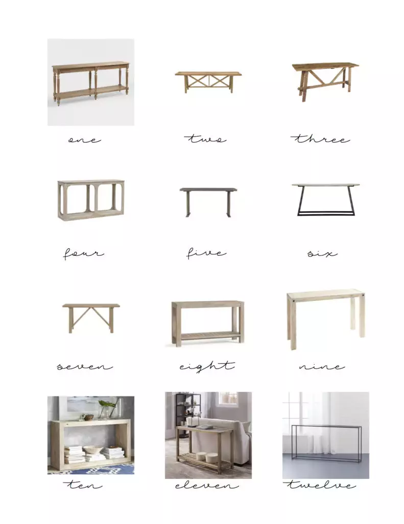When To Use A Sofa Table + 24 Table Options To Choose From – Halfway ...
