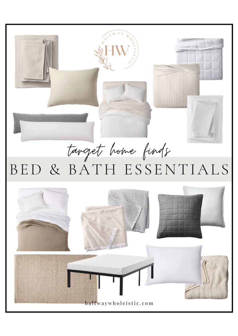 Affordable Luxury: Designer Inspired Bed + Bath Essentials – Halfway ...