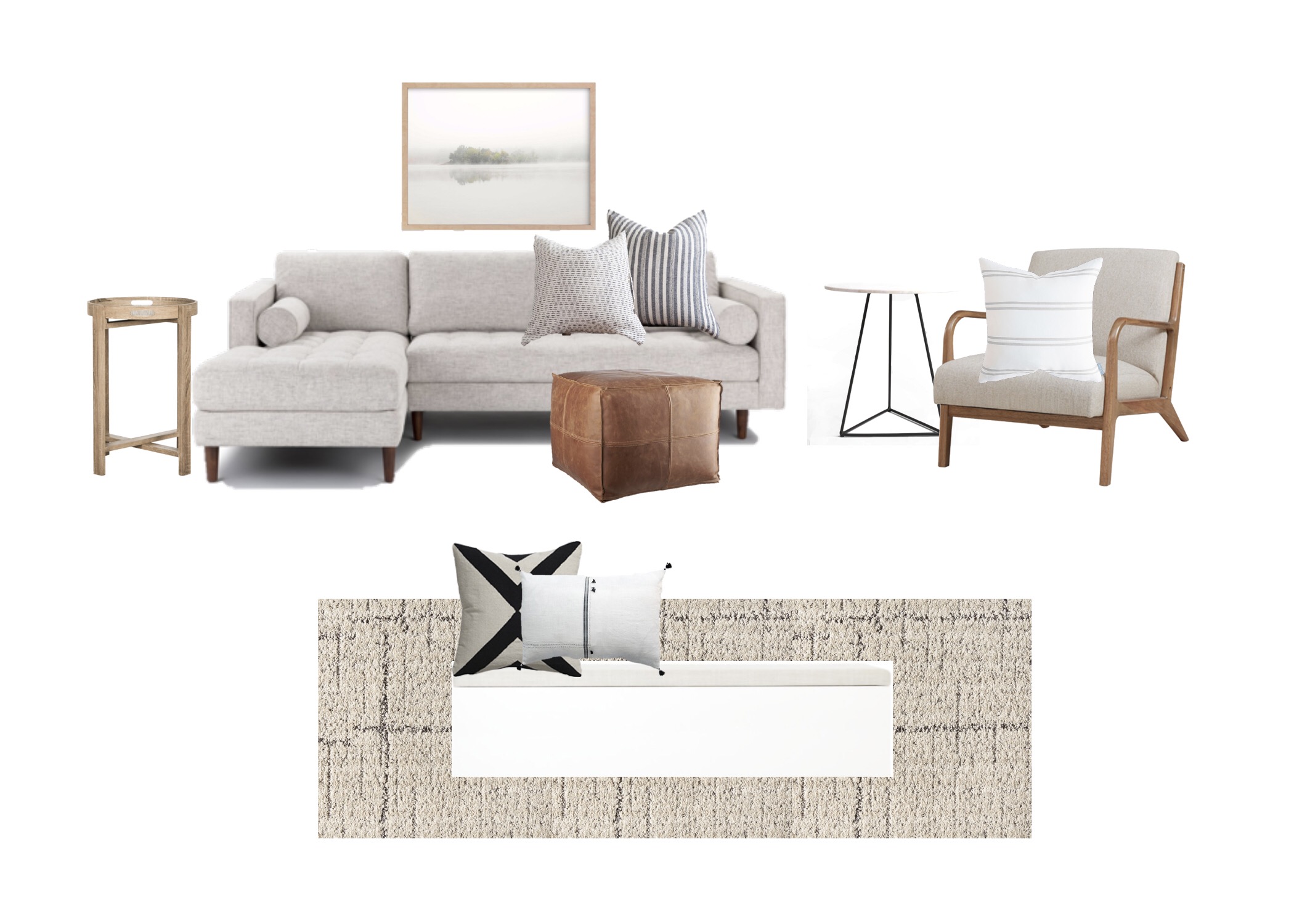 The Updated Living Room Design