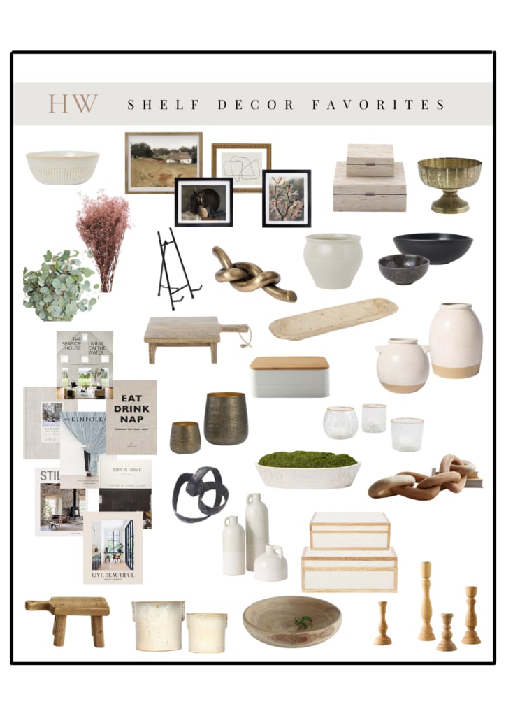 Shelf Styling Tips and Ultimate Decor Roundup