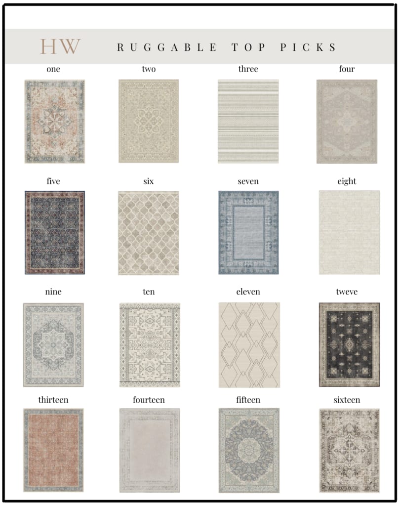 Washable Rug Roundup