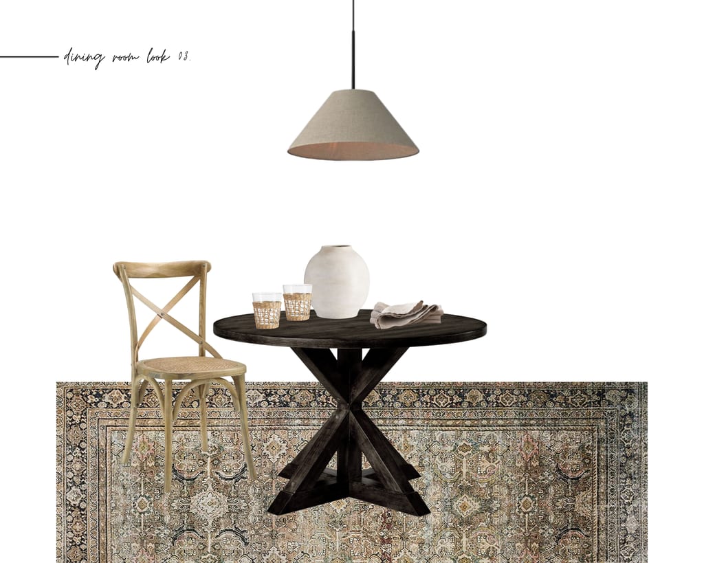 Three Curated Dining Room Designs