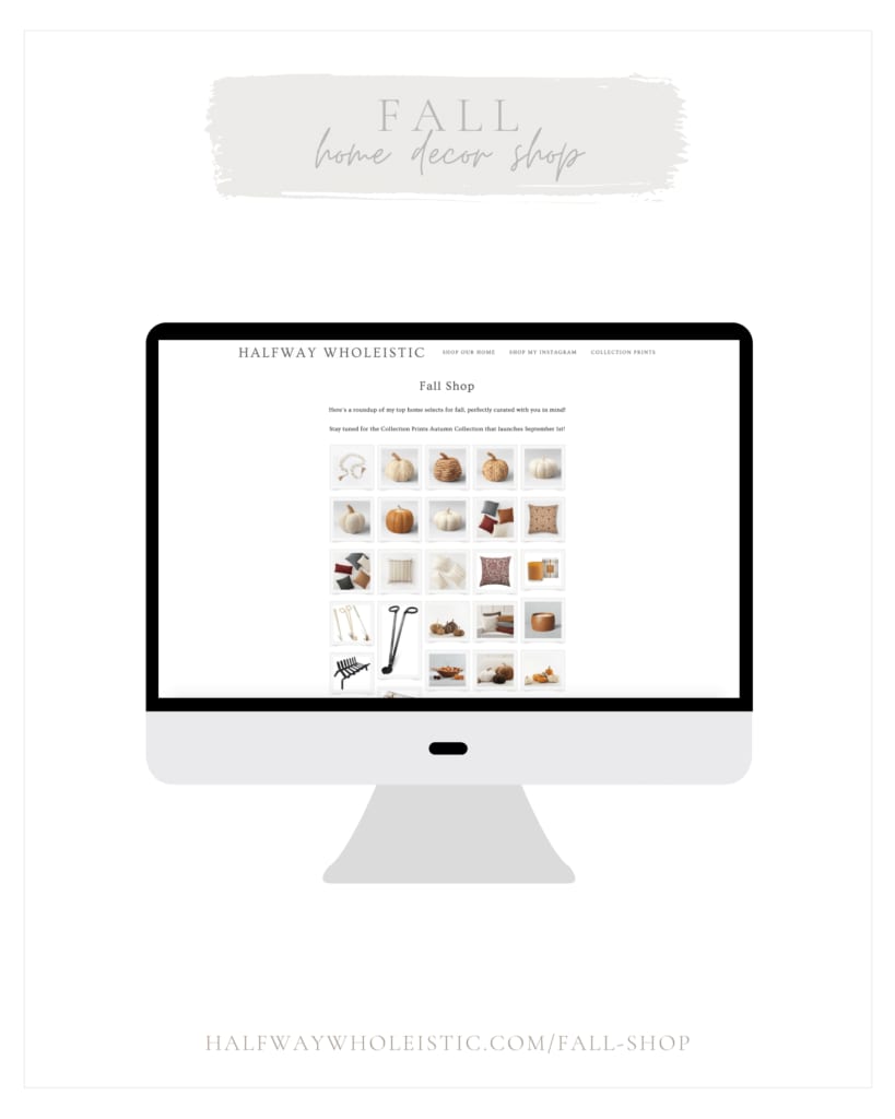 The Halfway Wholeistic Fall Shop