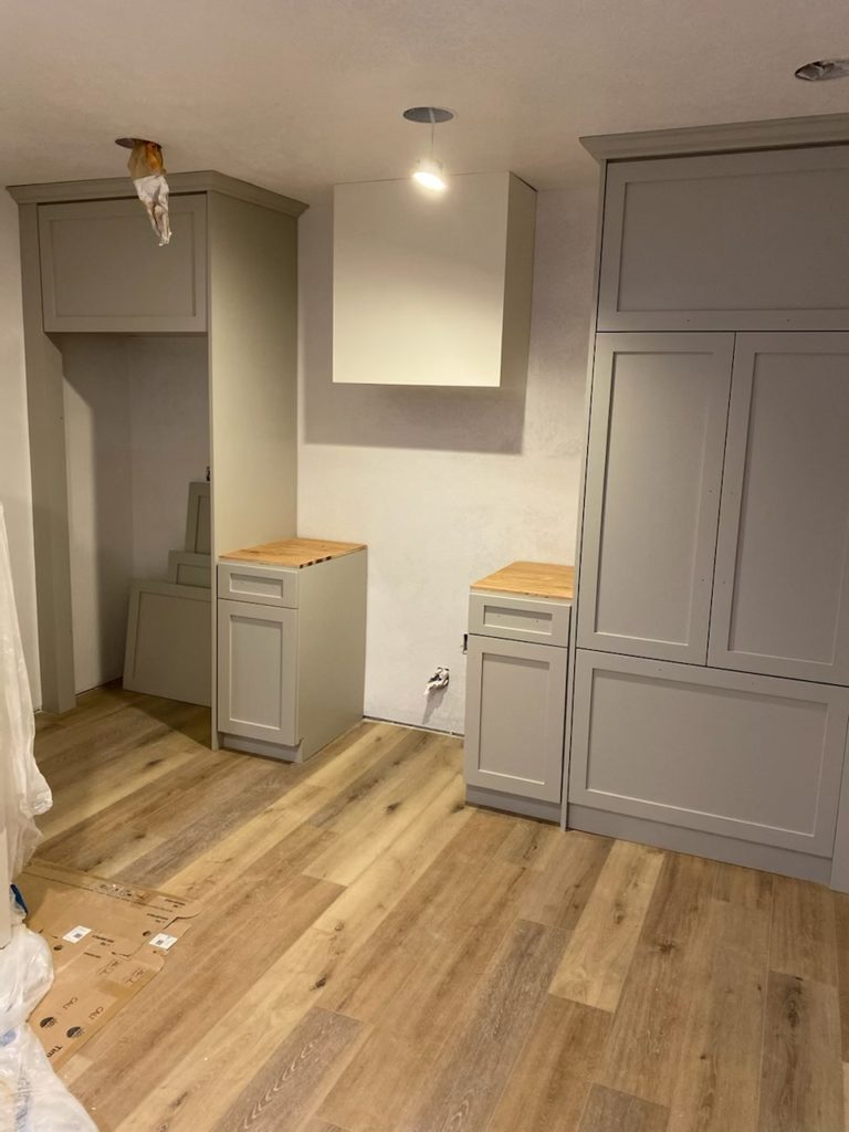 Elmwood Lake House: Renovation update, Exterior Rendering, and Kitchen Design!