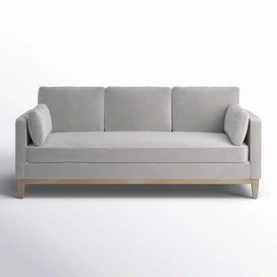 Pera 84 inch gray upholstered sofa from Wayfair